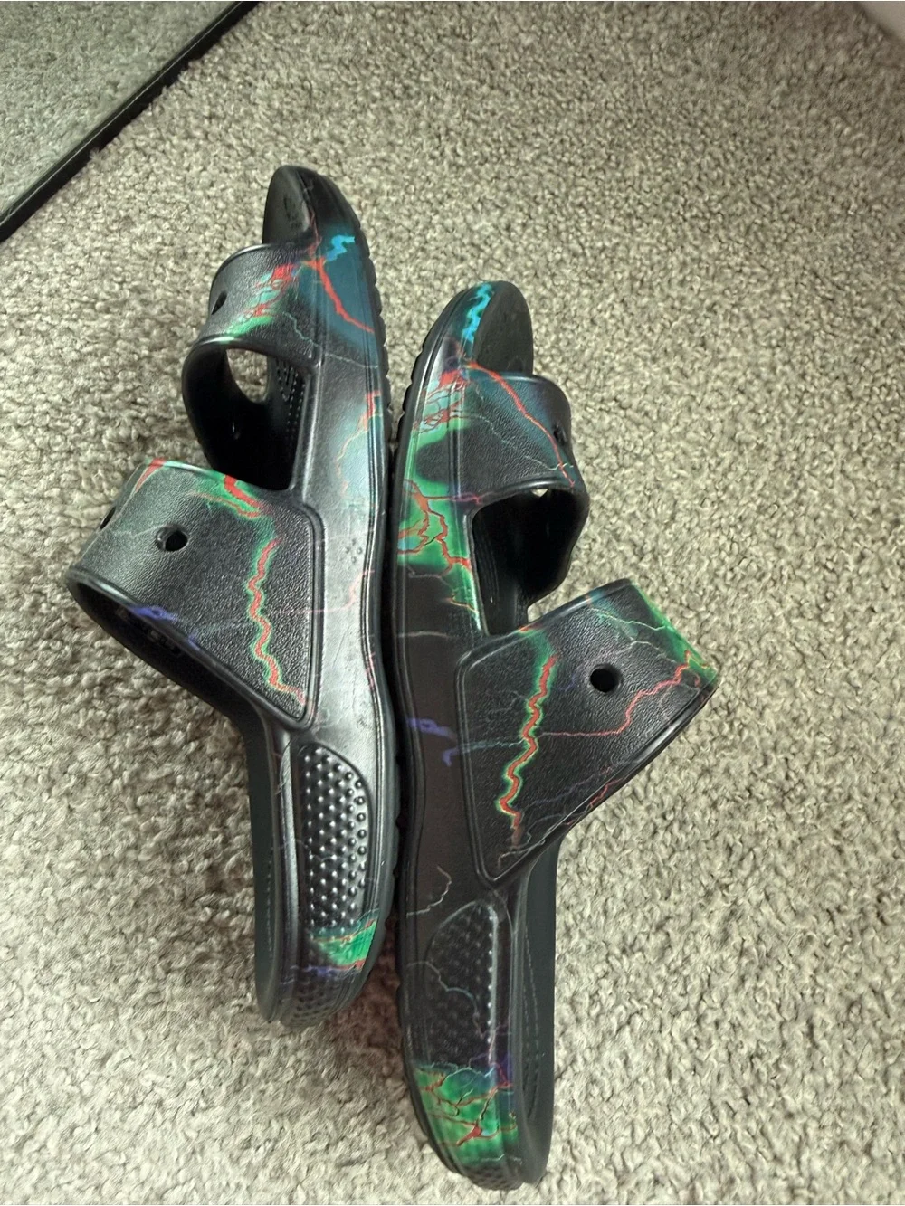 CROCS Women's Out of This World Slide Sandals from Finish Line Size 7